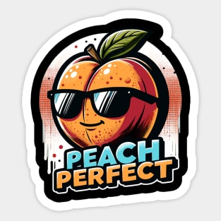 Peach perfect Sticker